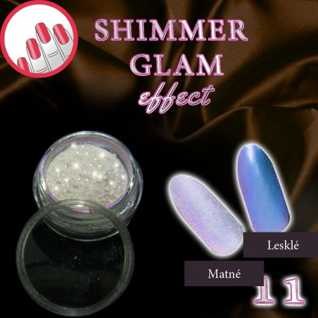 Pigmentový prášok Shimmer Glam effect 11 NechtovyRAJ.sk - Daj svojim nechtom všetko, čo potrebujú