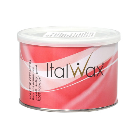 ItalWax depilačný vosk v plechovke Ruža 400 ml