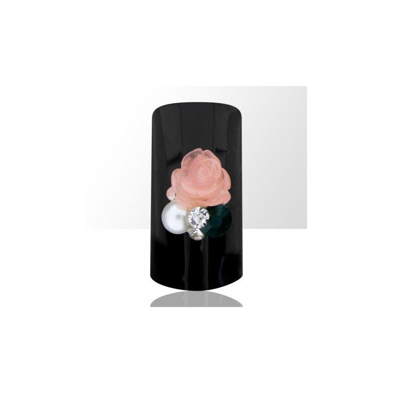 Bijou luxury ozdoba na nechty kvietok ružový 577 NechtovyRAJ.sk - Daj svojim nechtom všetko, čo potrebujú