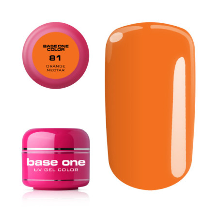 Base one farebný gel Orange nectar 81 NechtovyRAJ.sk - Daj svojim nechtom všetko, čo potrebujú
