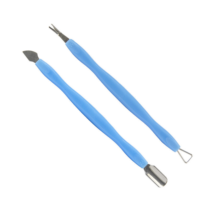 Sada profesionálnych nástrojov pre manikúru a pedikúru- modrá