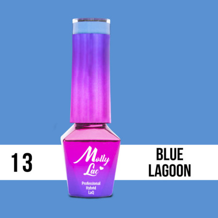13. MOLLY LAC gél lak -Blue Lagoon 5ML