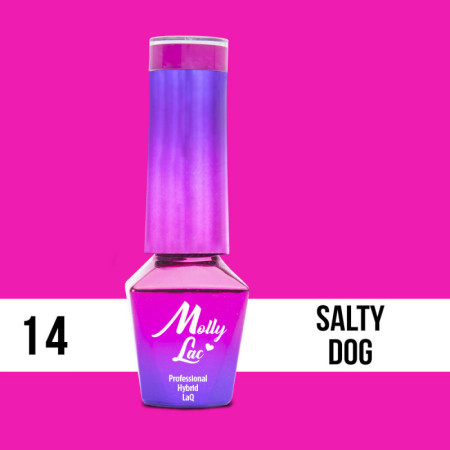 14. MOLLY LAC gél lak -Salty Dog 5ML