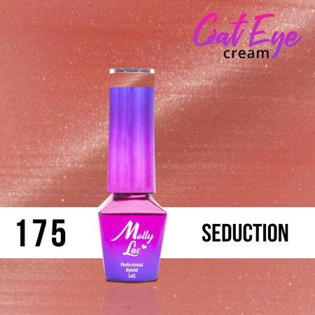 175. MOLLY LAC gél lak -Cat Eye Cream Seduction 5ml