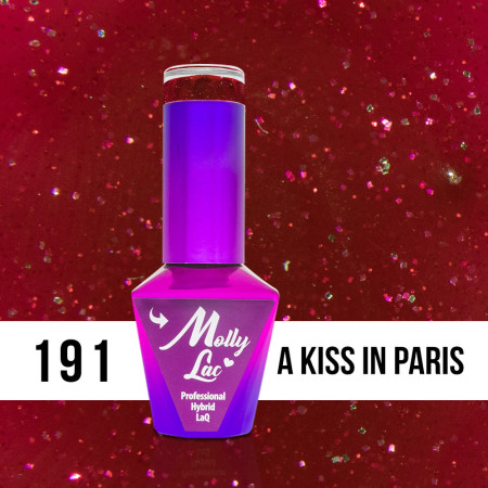 191. MOLLY LAC gél lak - A KISS IN PARIS 5 ml