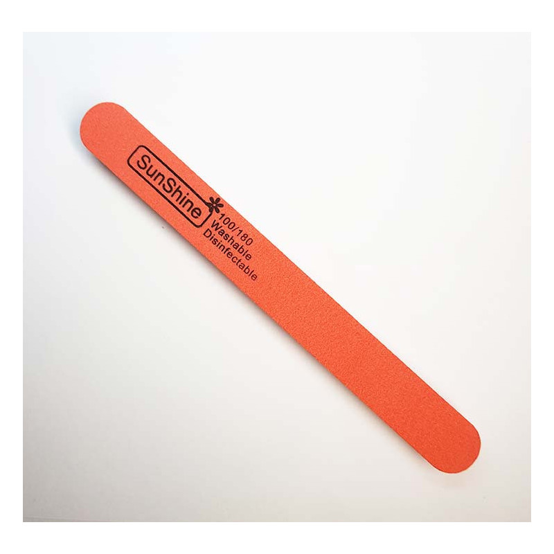 Pilník rovný penový oranžový 100/180 NechtovyRAJ.sk - Daj svojim nechtom všetko, čo potrebujú