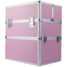 Dvojdielny kozmetický kufrík - ružový M-3N NechtovyRAJ.sk - Daj svojim nechtom všetko, čo potrebujú
