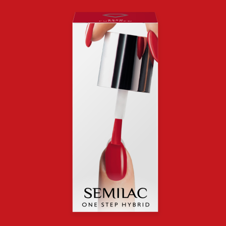 Semilac One Step gél lak S550 Pure Red 5ml