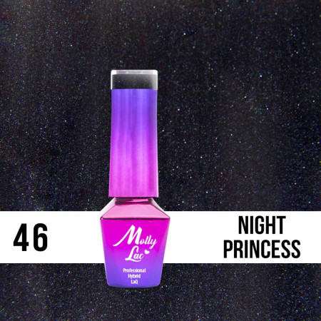 46. MOLLY LAC gél lak - Night Princess 5ML NechtovyRAJ.sk - Daj svojim nechtom všetko, čo potrebujú