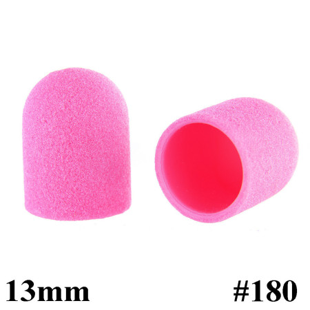 Brúsne klobúčiky ružové 10ks zrnitosť 180 primer 13mm
