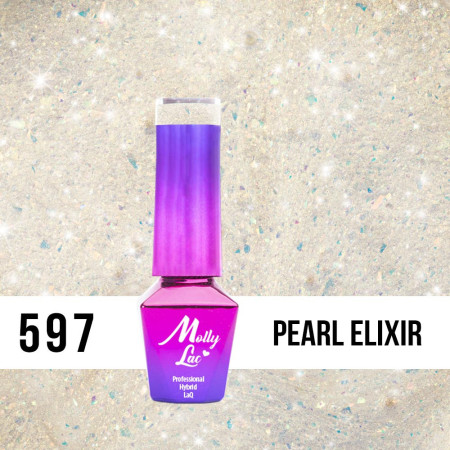 597. MOLLY LAC gél lak - Pearl Elixir 5 ml