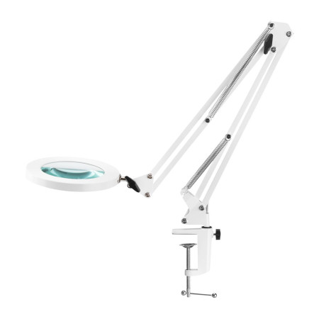 Profesionálna stolová LED lampa s lupou biela NechtovyRAJ.sk - Daj svojim nechtom všetko, čo potrebujú