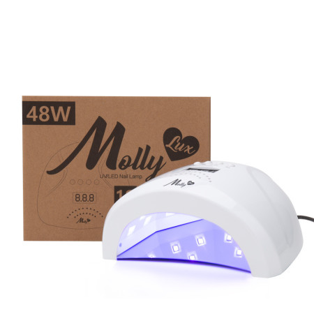 UV/LED lampa Molly Lac 48W biela
