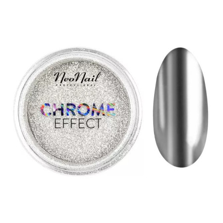 NeoNail® leštiaci pigment Chrome efekt Silver 2g NechtovyRAJ.sk - Daj svojim nechtom všetko, čo potrebujú