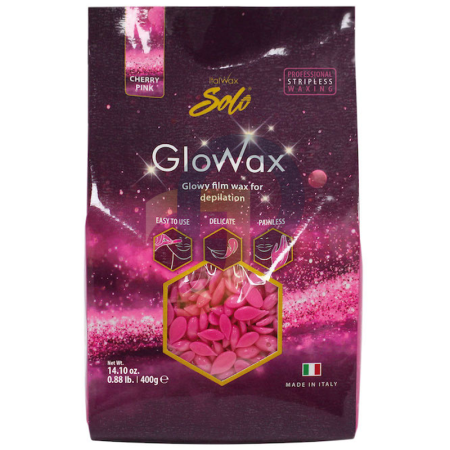 ItalWax Glowax zrniečka vosku Cherry Pink 400g NechtovyRAJ.sk - Daj svojim nechtom všetko, čo potrebujú