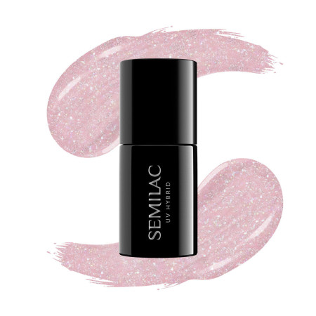 Semilac Extend 5v1 805 Glitter Dirty Nude Rose 7ml