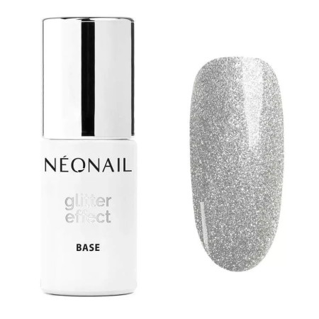 NeoNail báza Glitter effect Silver Shine 7,2ml NechtovyRAJ.sk - Daj svojim nechtom všetko, čo potrebujú