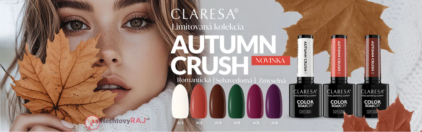 Claresa Autumn Crush kolekcia