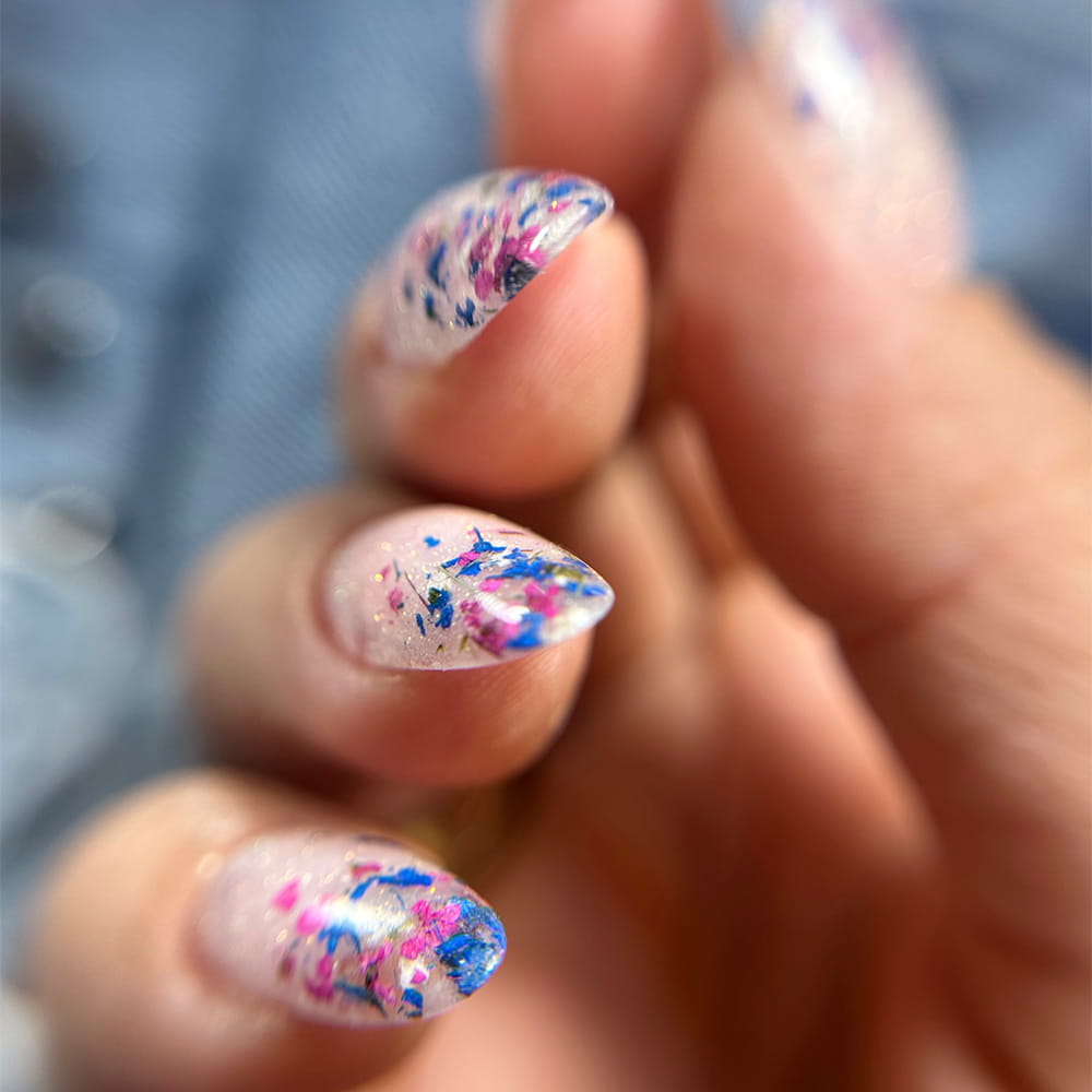 Sušené kvety na nechty